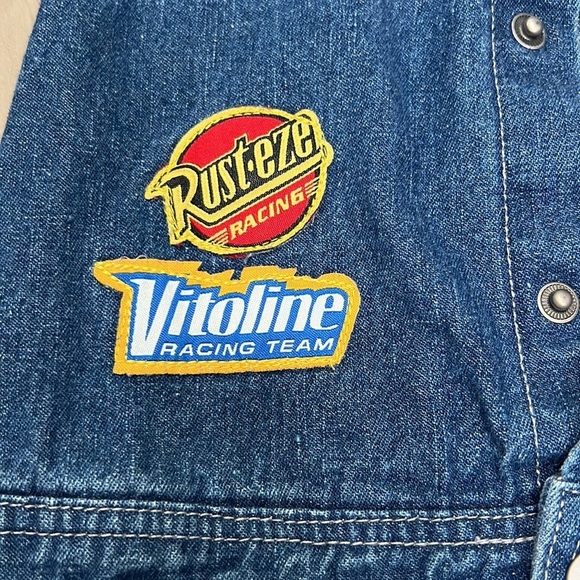 Disney Pixar Cars Vintage Jean Jacket 24 Months Lighting McQueen - Picture 3 of 5